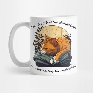 I'm not procrastinating... I'm just waiting for inspiration Mug